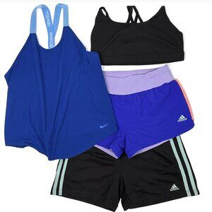 Nike and Adidas Athletic Apparel Bundle XS S 4 piece set